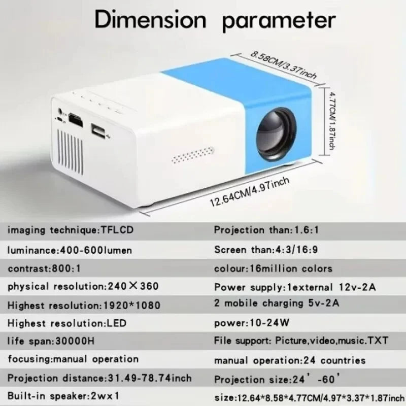 Mini Projecteur Laser Portable